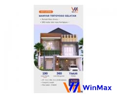 Dijual Rumah Minimalis Manyar Tirtoyoso Selatan Surabaya Timur